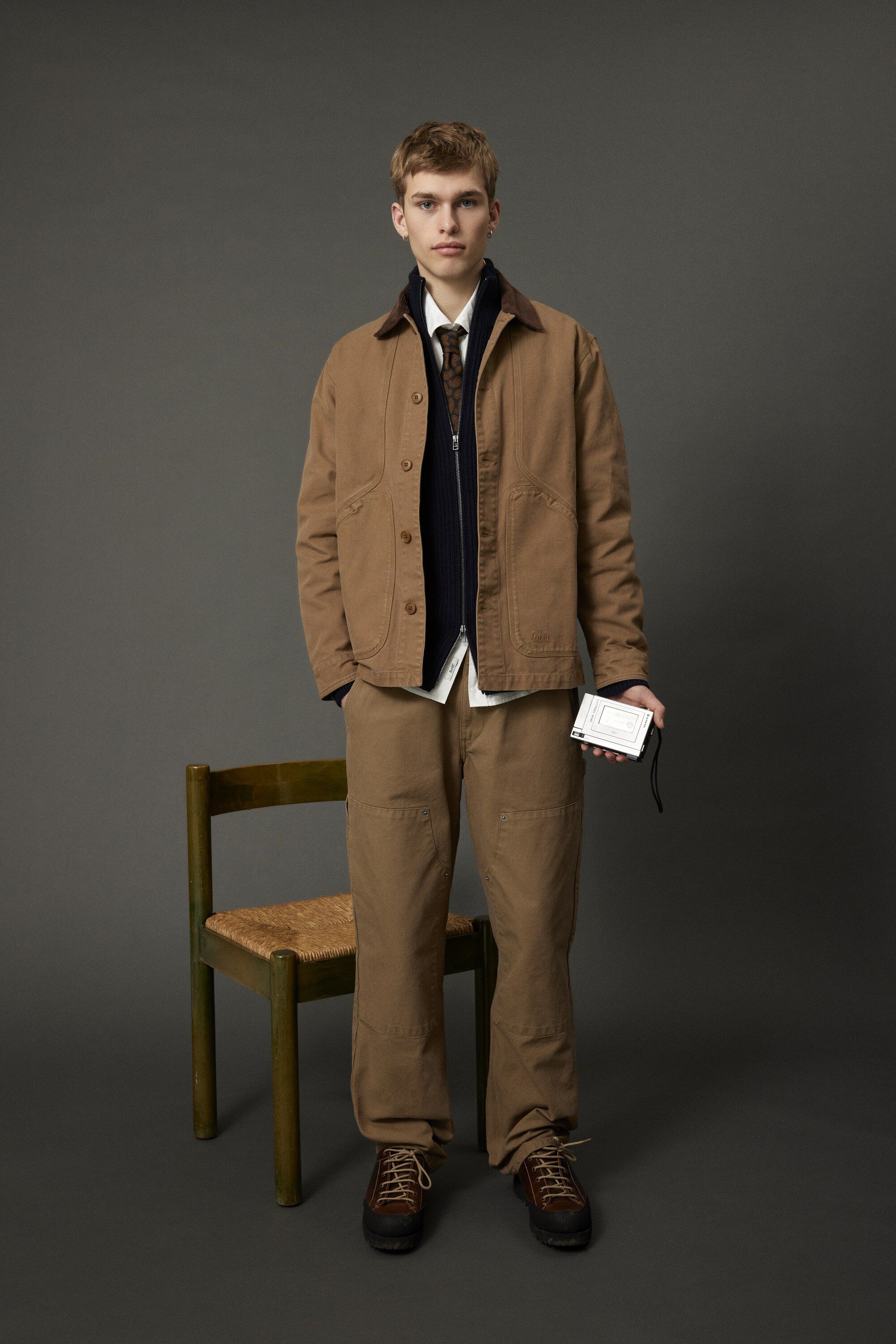 CLAY DOUBLE KNEE PANTS