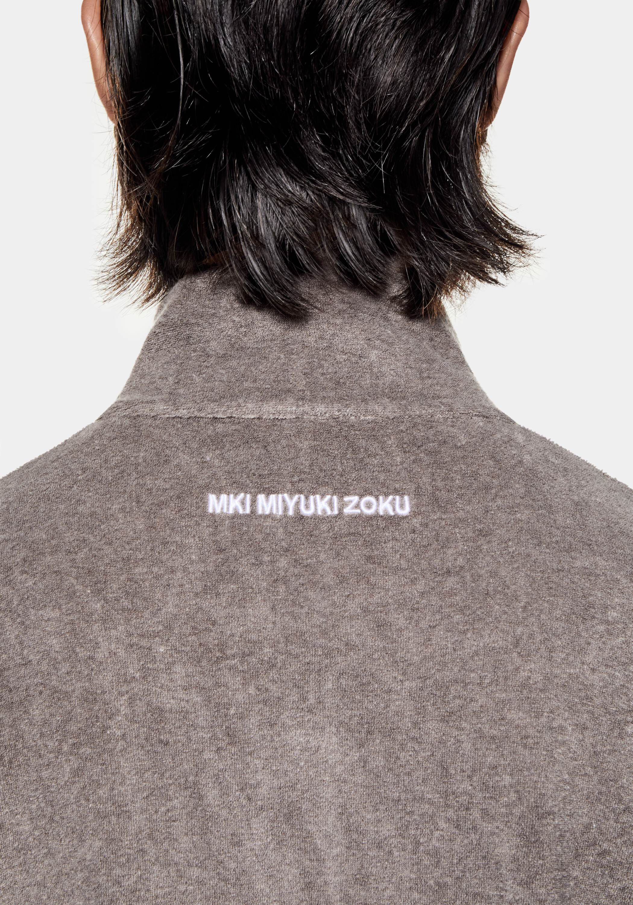 TOWELLING QUARTER ZIP