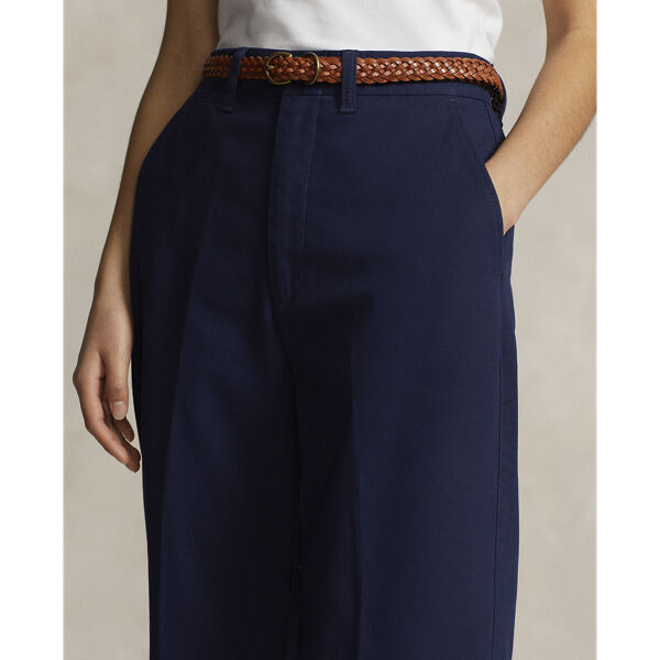 Chino Wide-Leg Pant