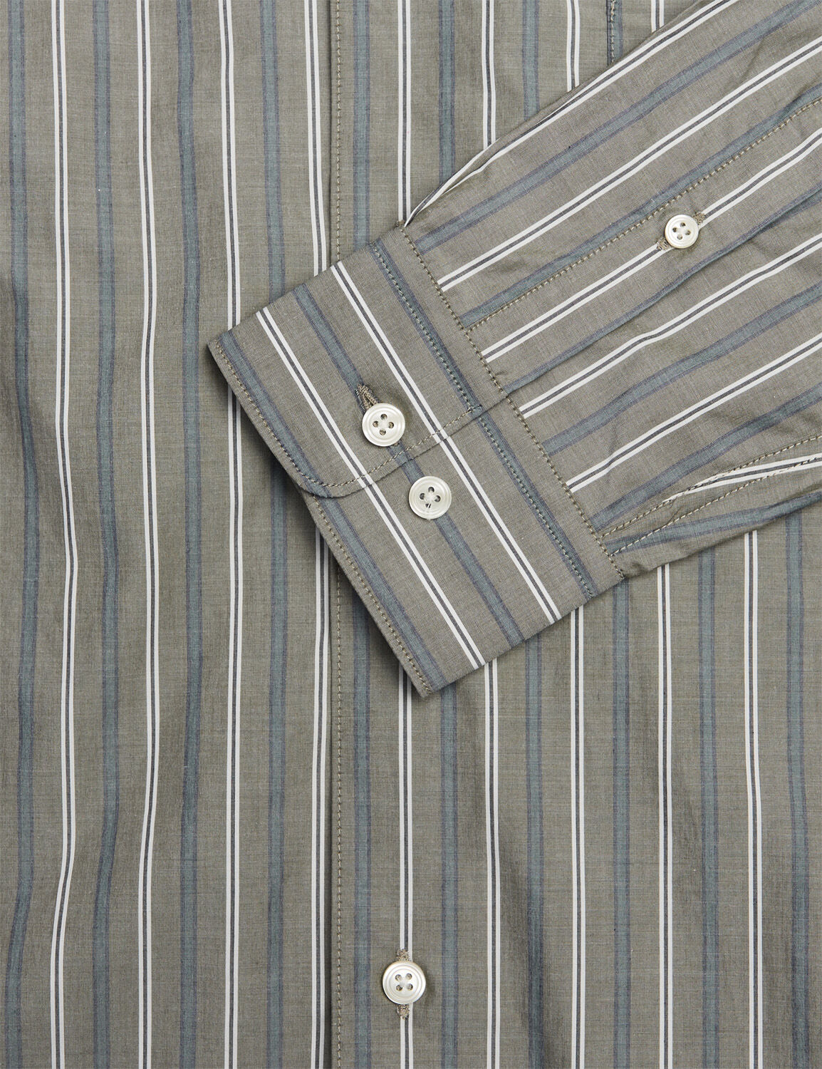Cotton Poplin Stripe Malte Shirt
