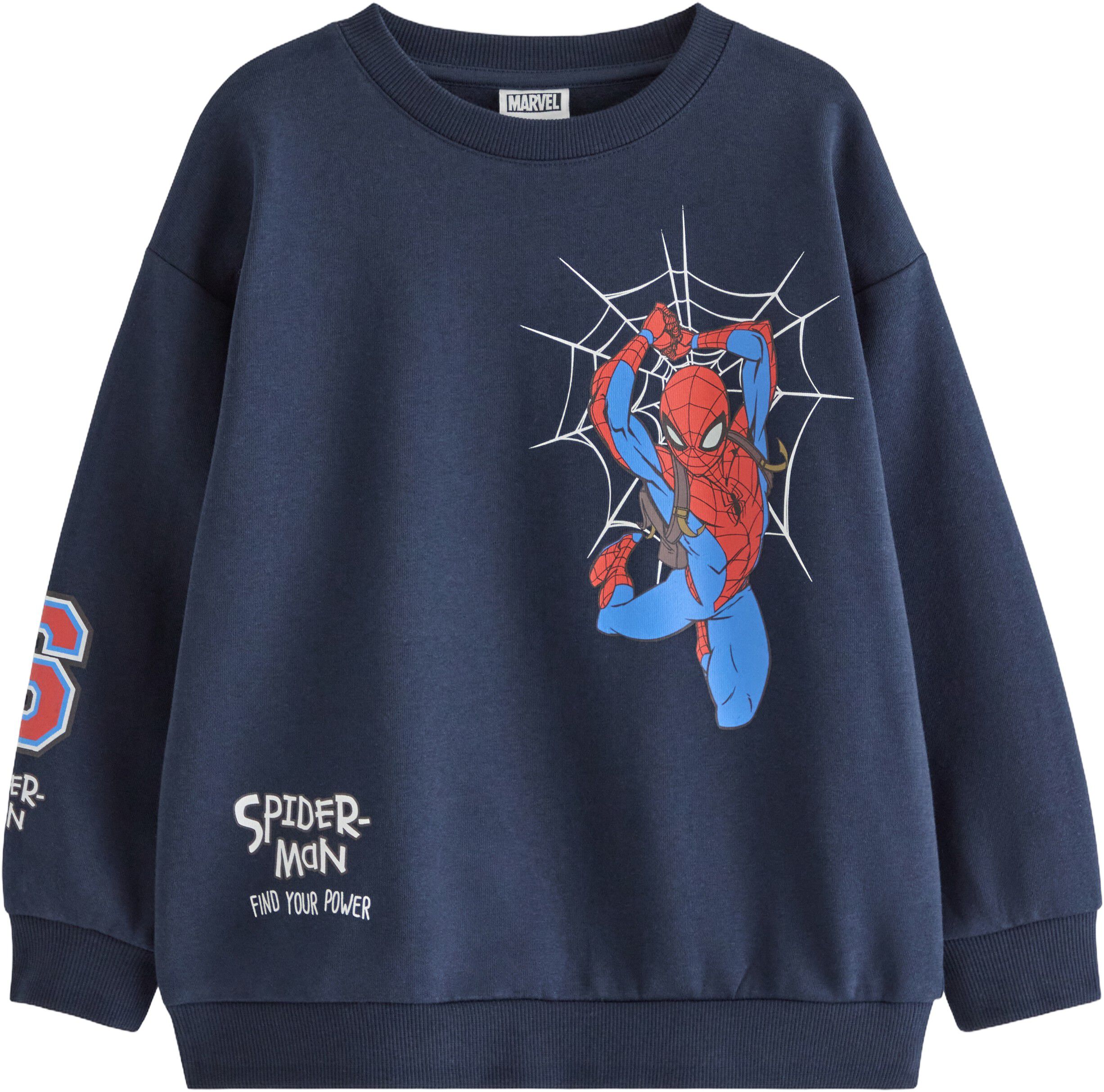 Spider-Man sweatshirt med borstad i