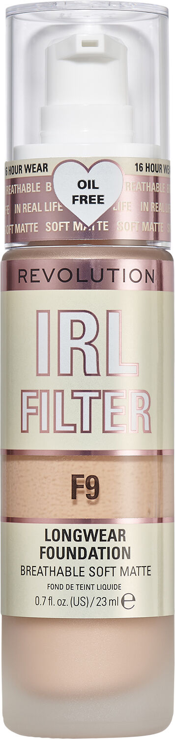 Revolution IRL Filter Longwear Foundation F9