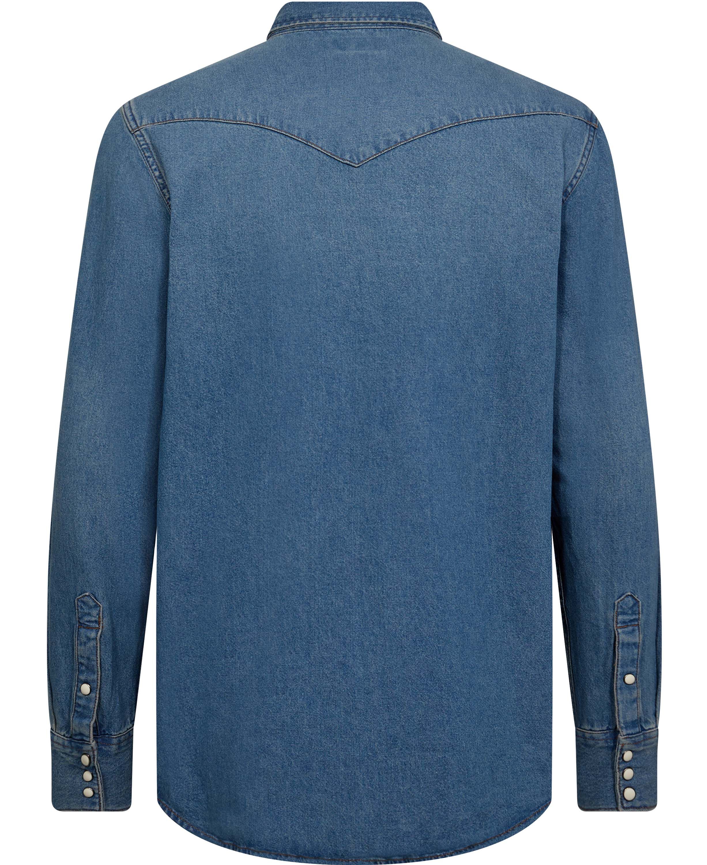 WESTERN SHIRT MID LIGHT WASH