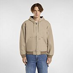 HILHAM HOODED CANVAS JACKET DESERT