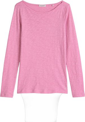 T-shirt, long sleeve, boat neck