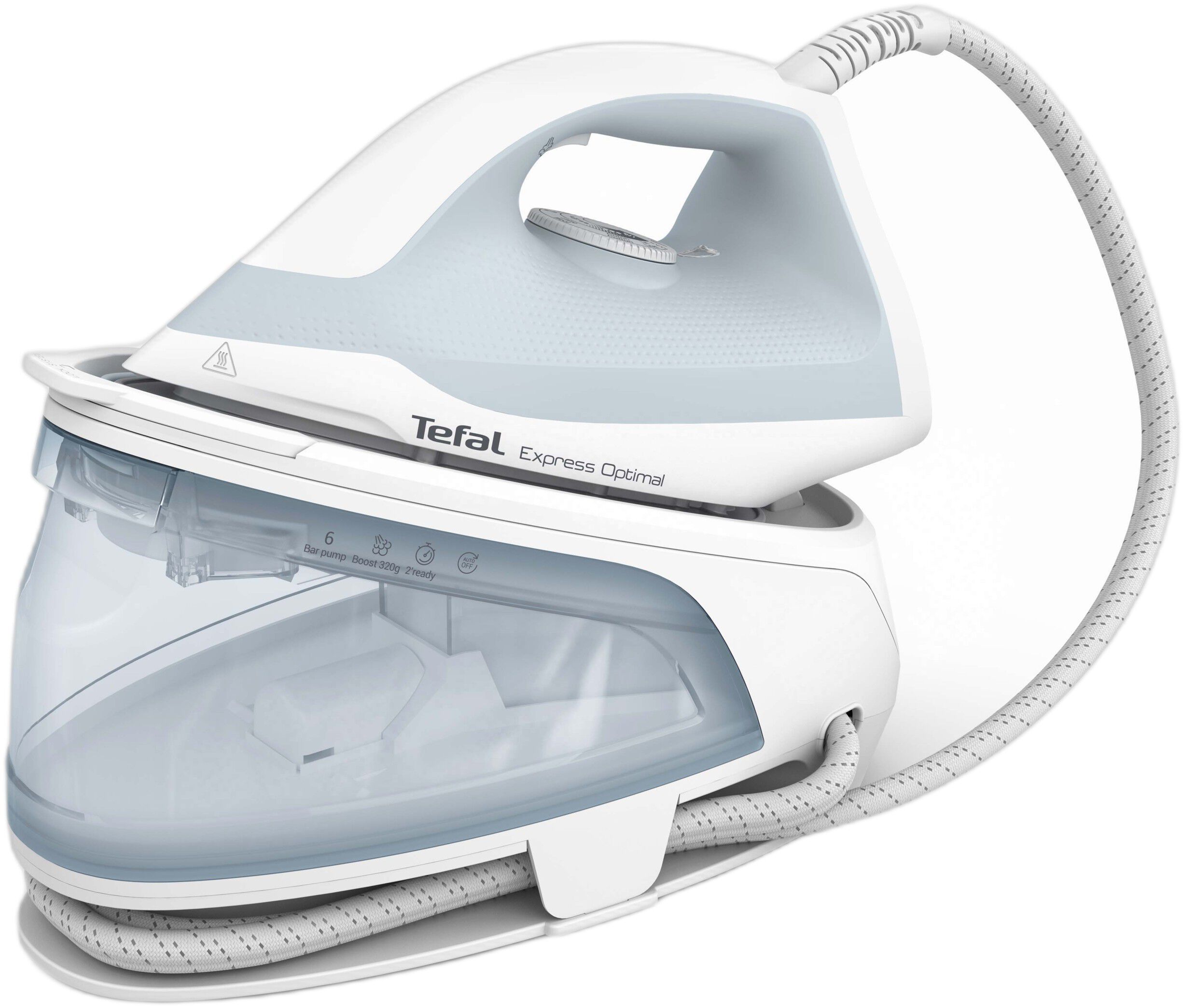 Tefal Express Optimal Dampstation, lysebl&aring;