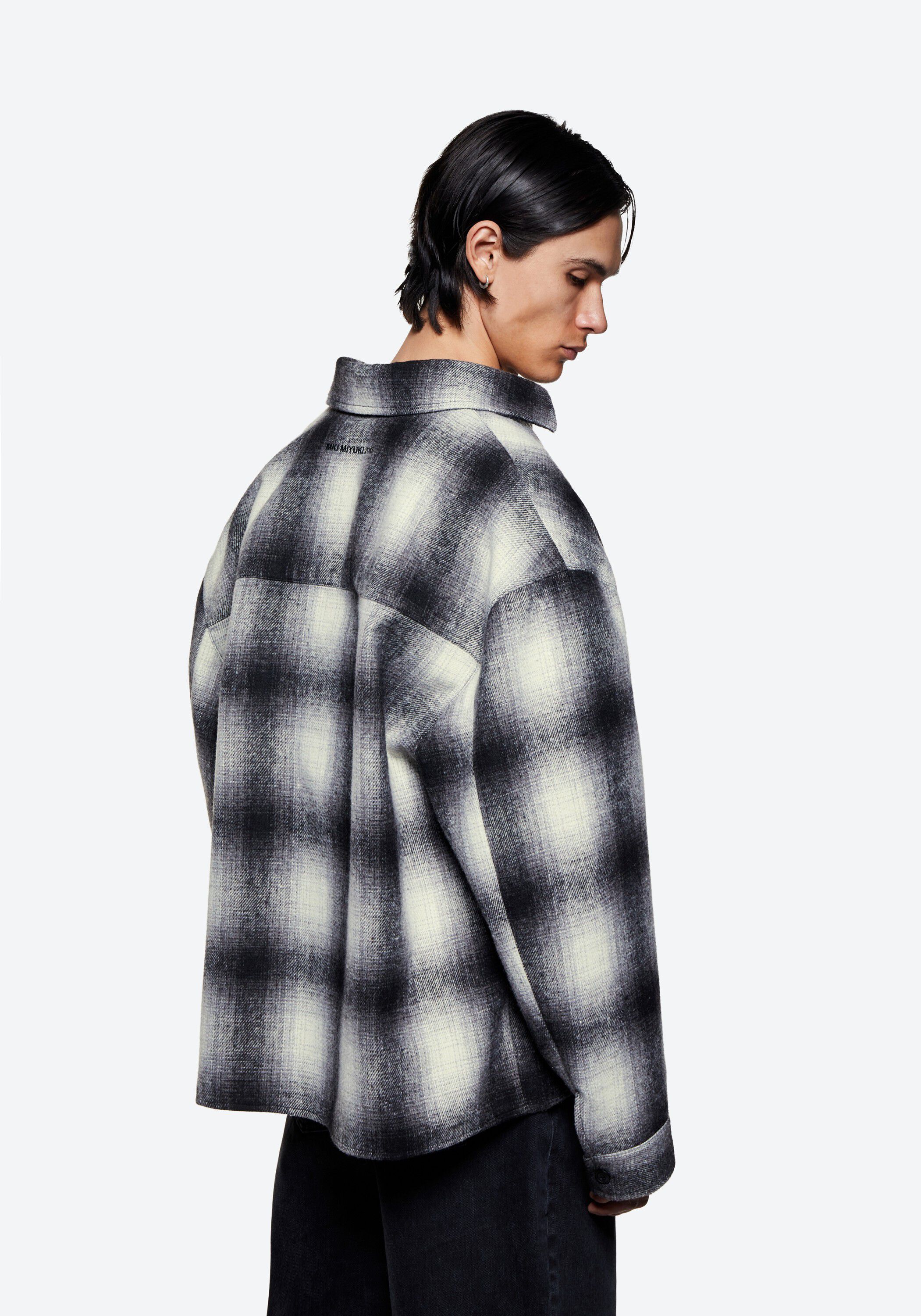 WOOL CHECK BOX SHIRT