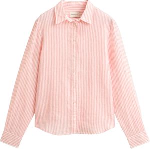 REG STRIPED LINEN LS SHIRT