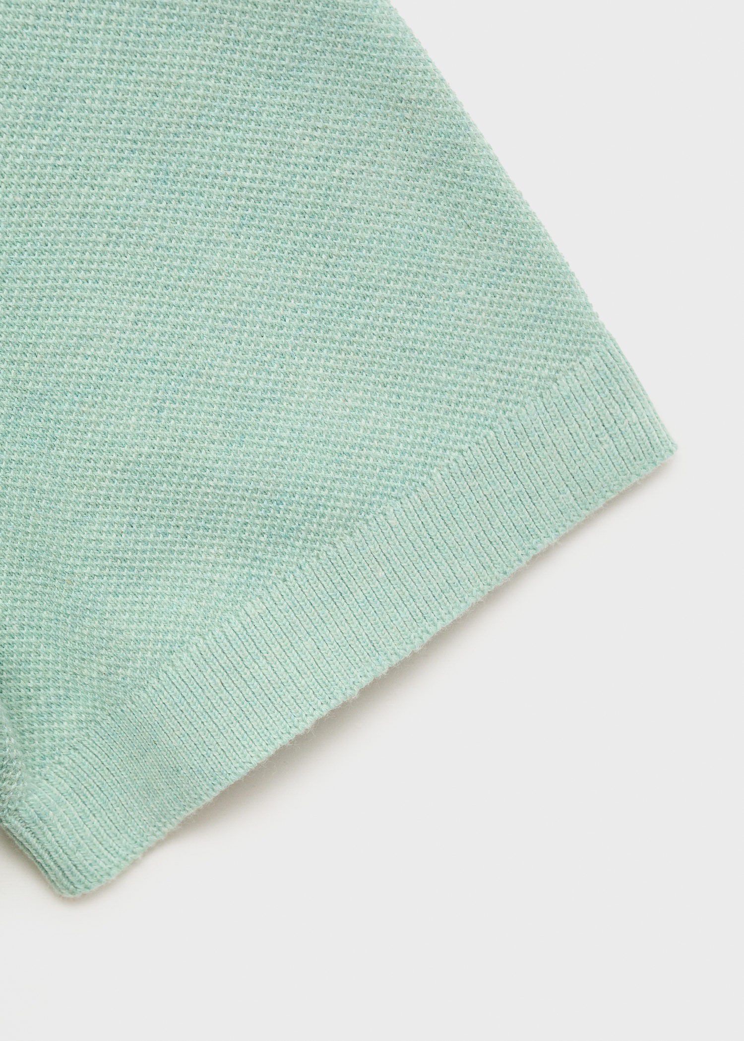 Fine-knit cotton polo shirt