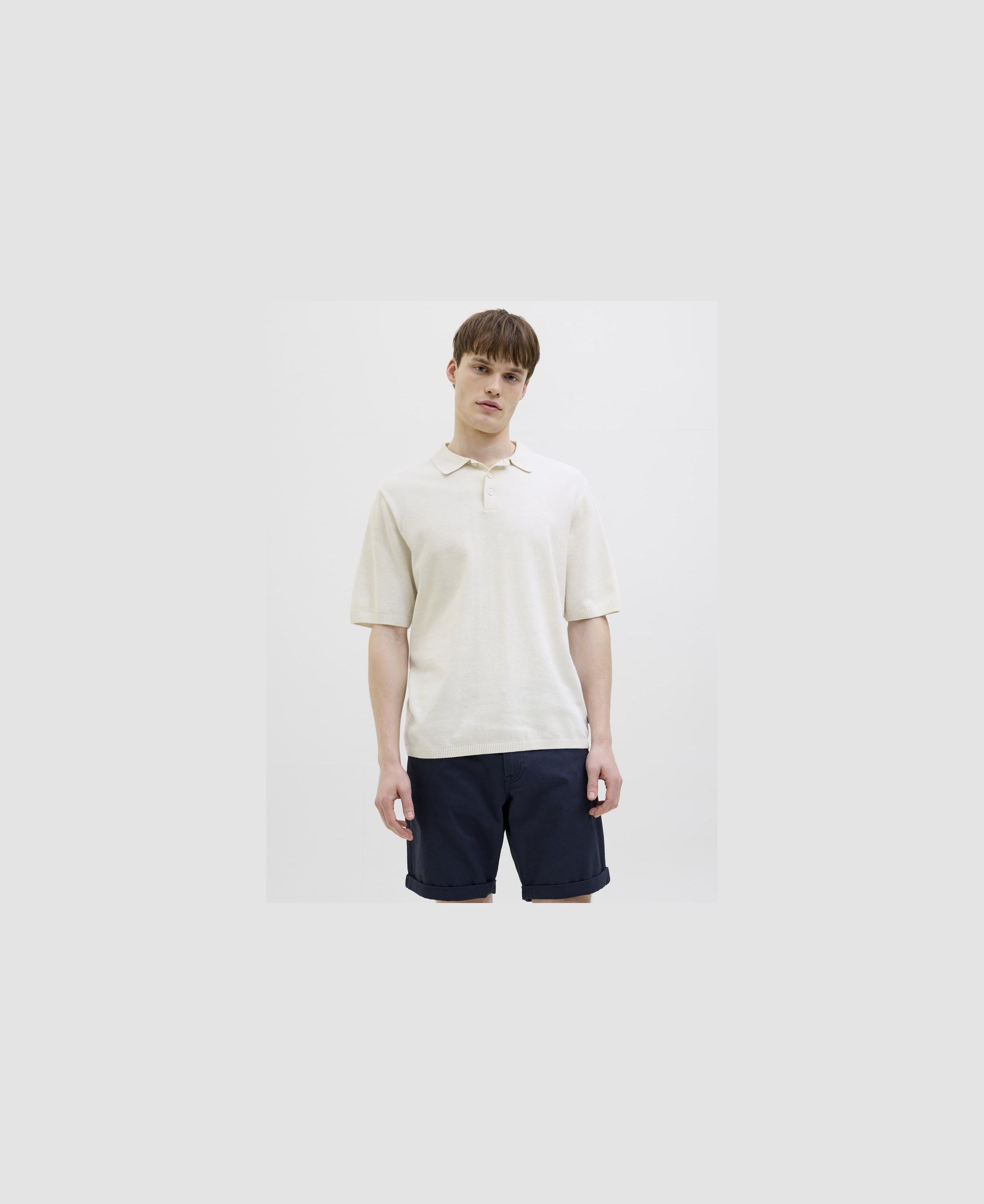 Jrebcallum Knit Polo Ss Sn