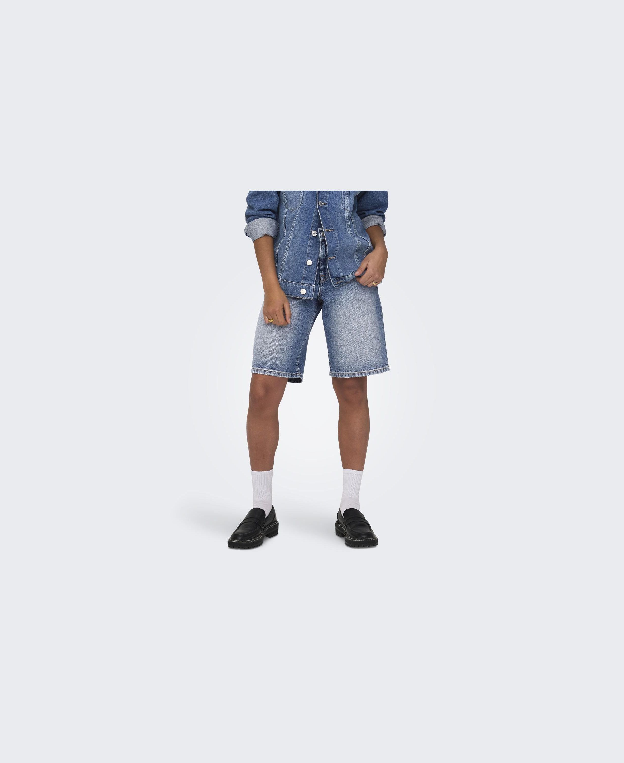 ONLMATE REG BAGGY LONG SHORTS DNM N