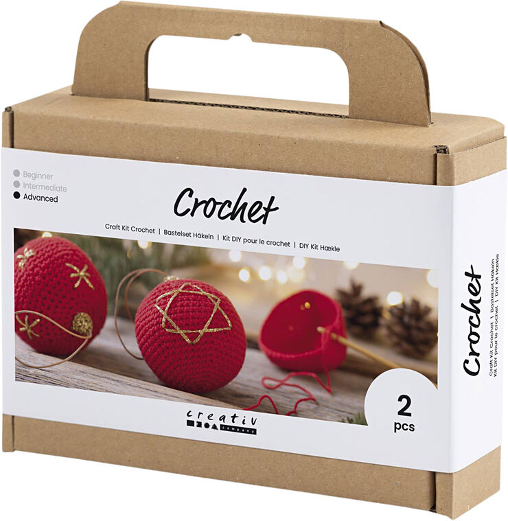 DIY Kit Hækle, Julekugler