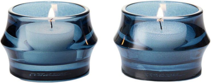 ARC Fyrfadsstage Ø7. 2 cm mørk blå 2 stk.