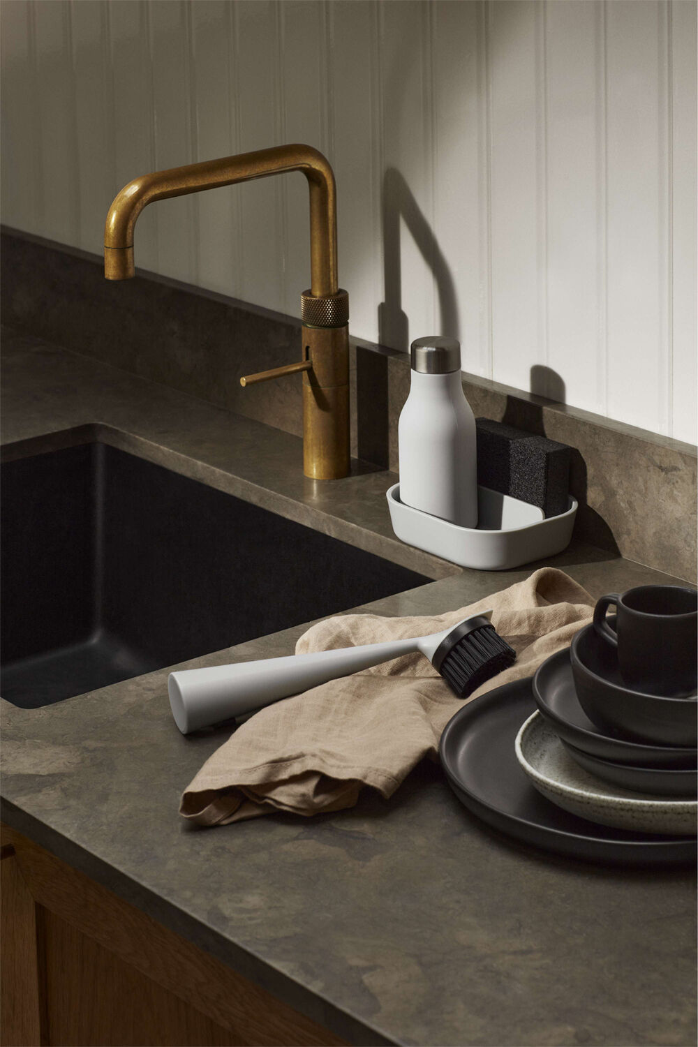 Opvaskes&aelig;t Marble grey