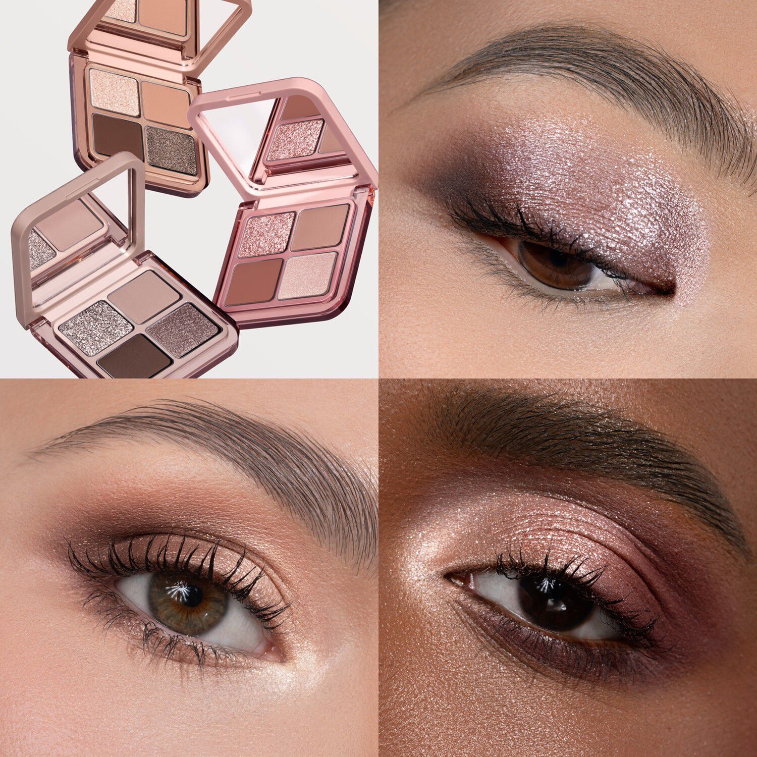 Luxe Glam Compact - &Ouml;gonskuggspalett med fyra nyanser