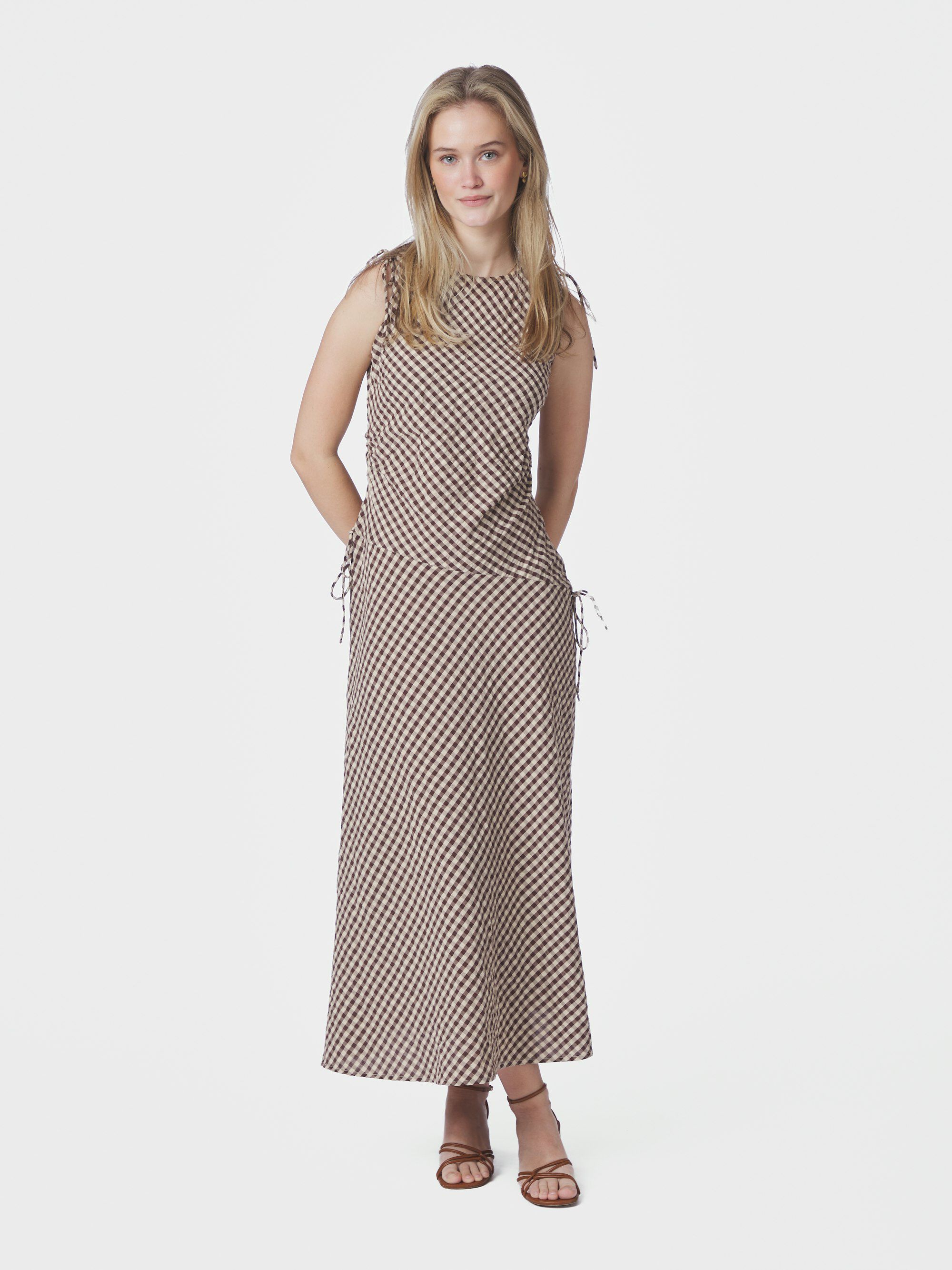 Saxton Check Dress