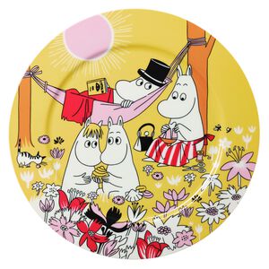 Moomin Arabia 30cm serveringsfad Familietid 80