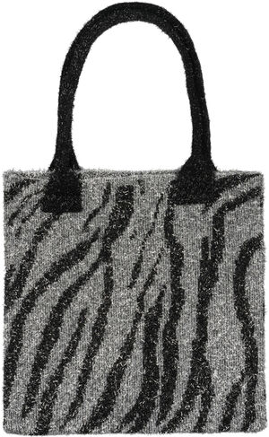 Zebra Glitter Bag