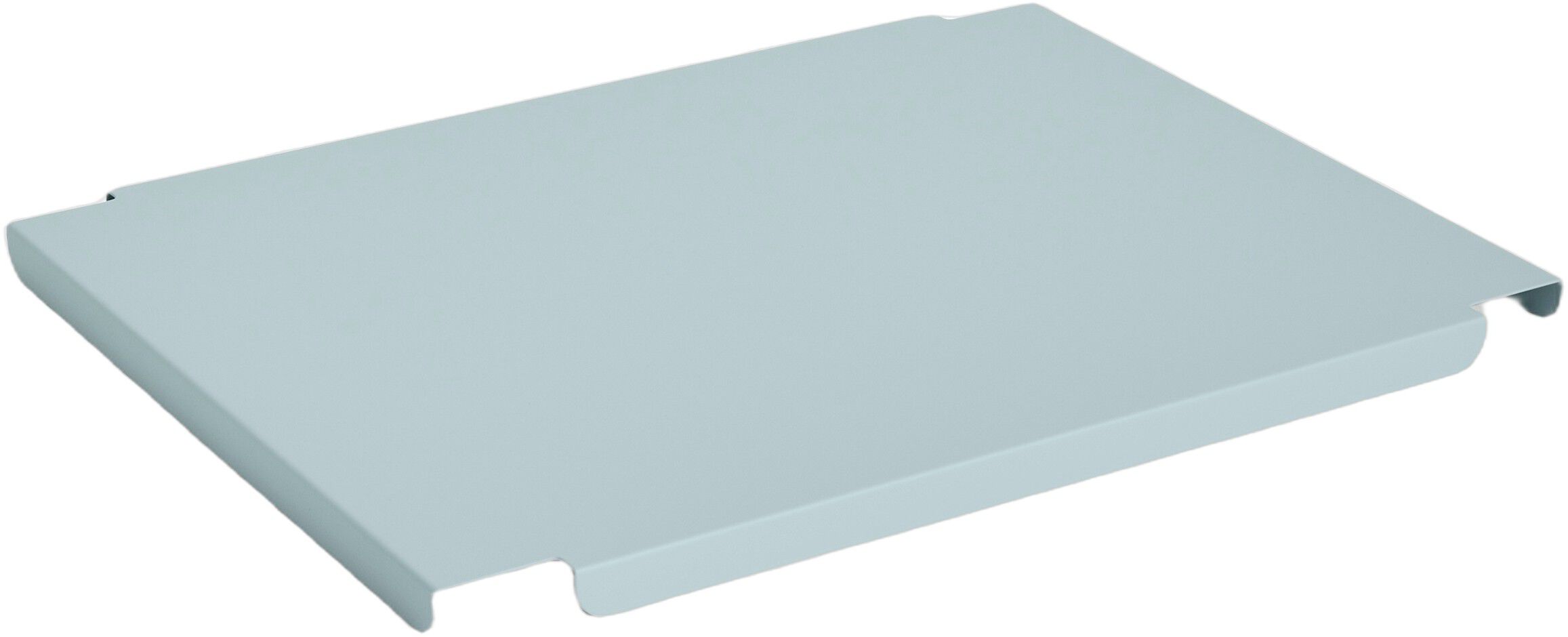 HAY Colour Crate Lid Metal-Medium-Dusty blue