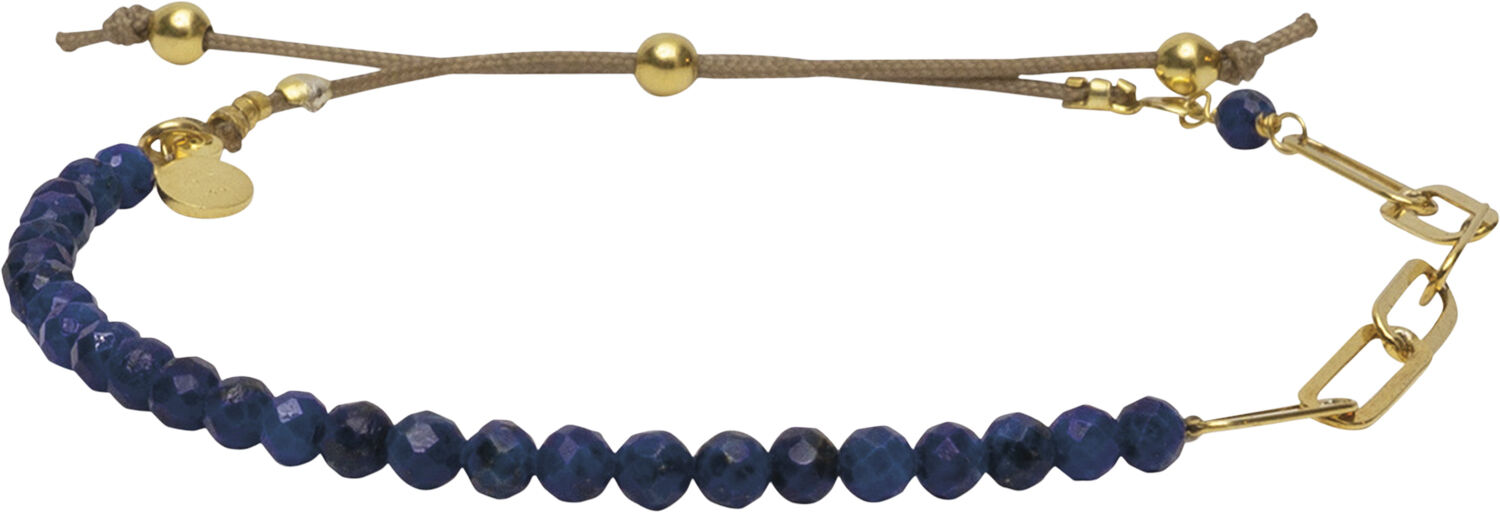 Amelia Bracelet Lapis Lazuli - Gold
