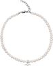 Women's Pearl Choker with Angel Wing Pendant