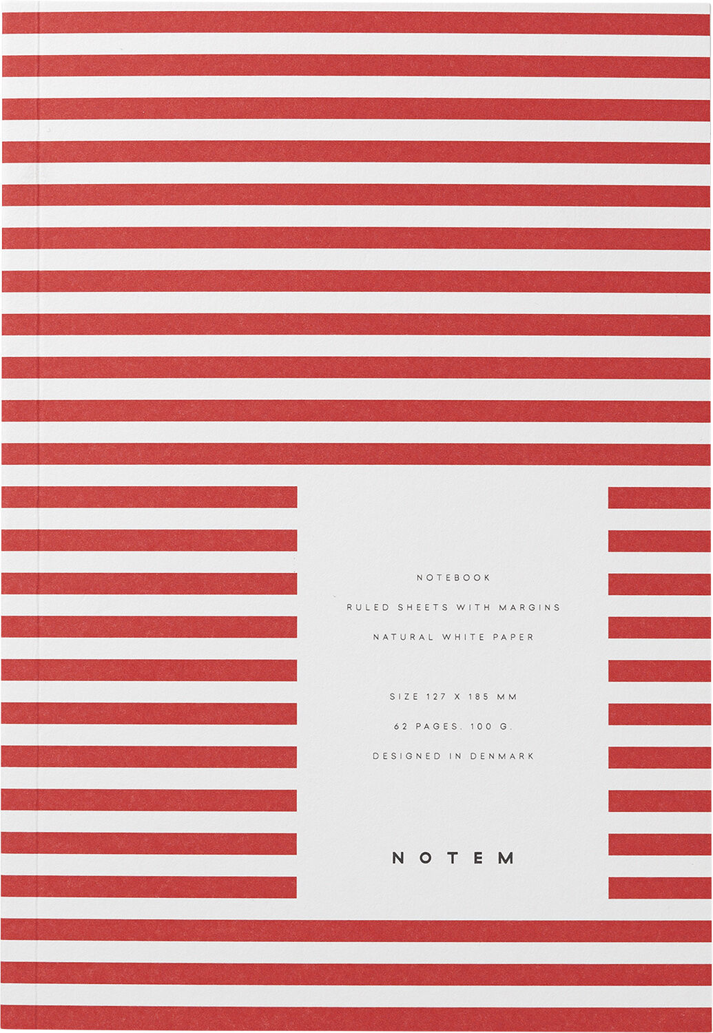 Lille notesbog, r&oslash;de striber