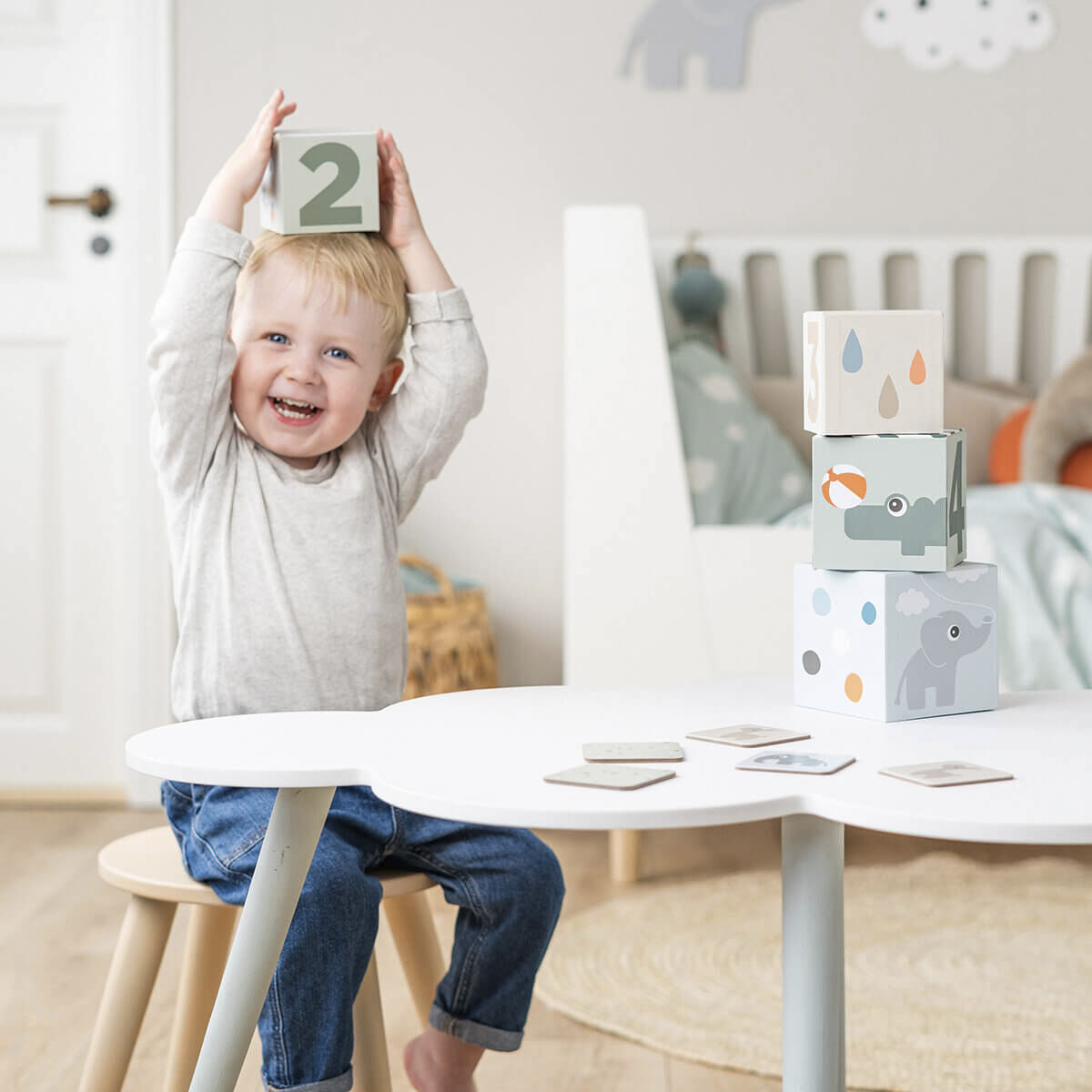 Stableklodser 5 stk. Deer friends Farvemix