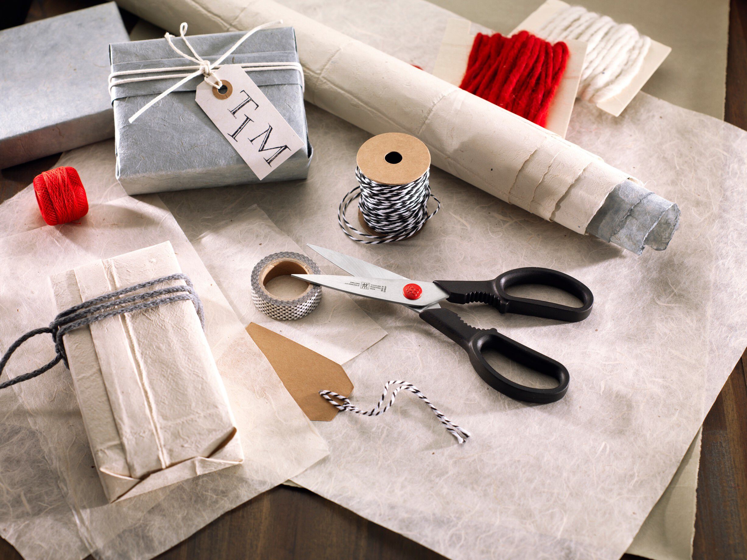 TWIN L 20 cm, Universalsax, Svart