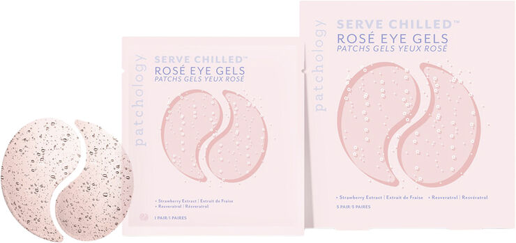 SERVED CHILLED ROSÉ EYE GELS