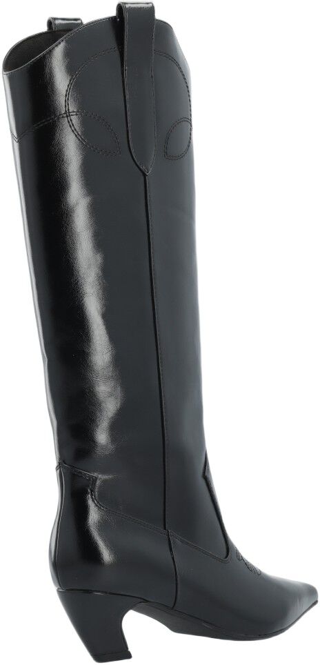 BIABALEY Knee High Western Boot Faux Leather