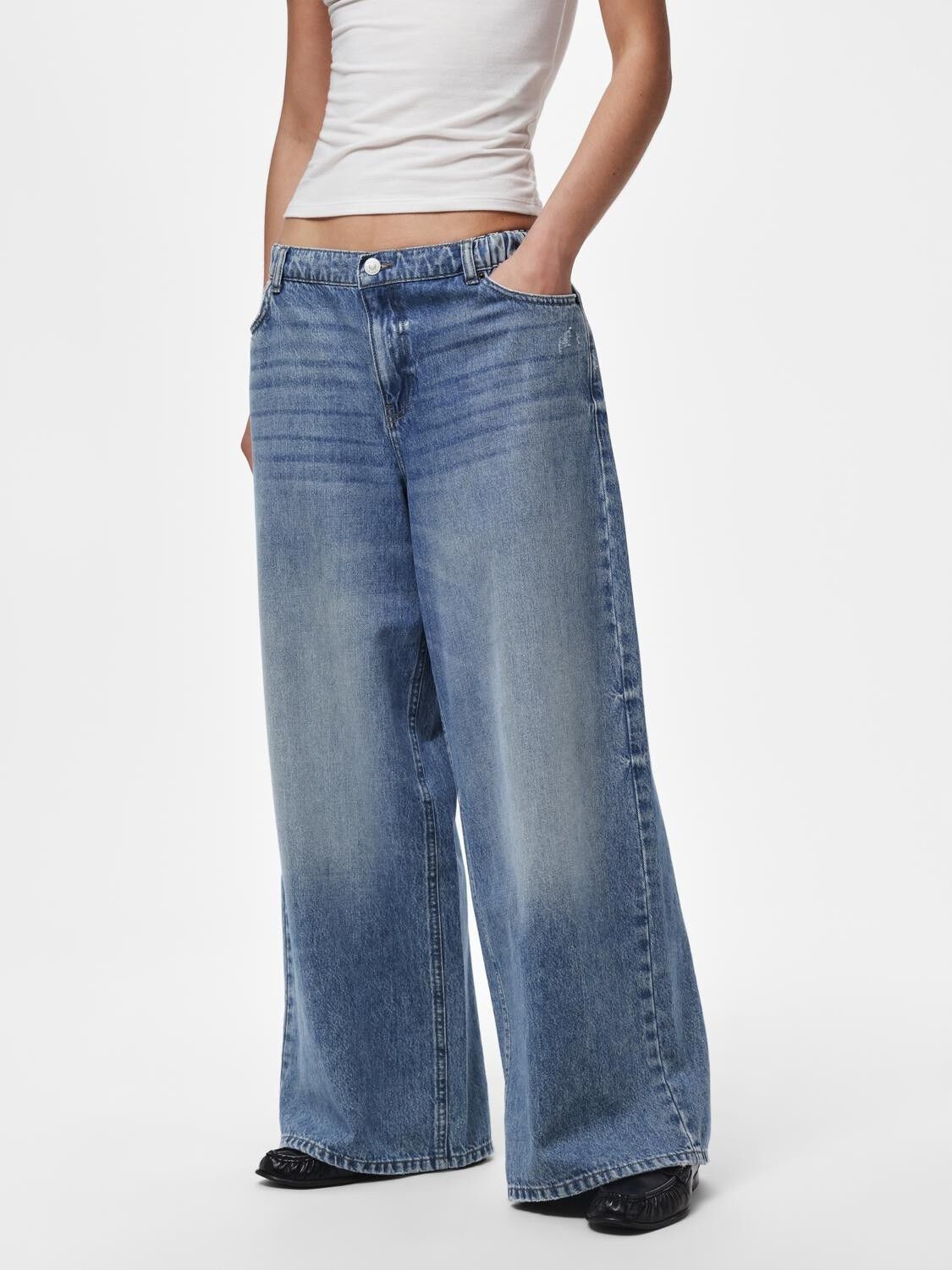 Pcsky Mw Wide Jeans Dnm Bc