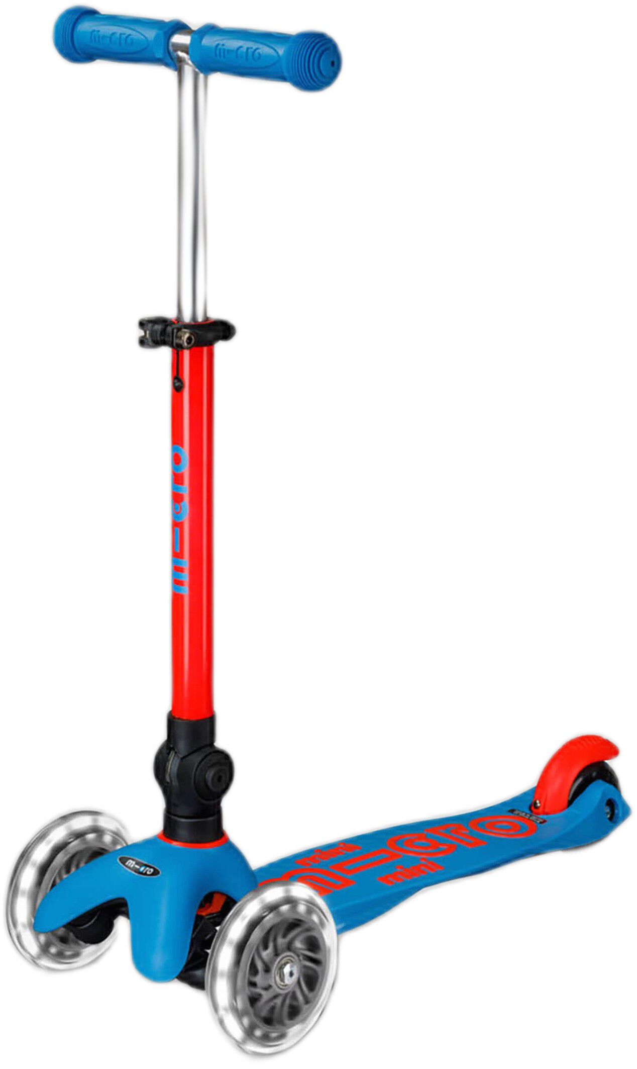 Micro - Mini Deluxe Foldbar LED - Neon Flashing Red
