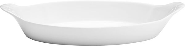 "Serveringstallerken oval nr. 10 Serie Originale 28x16cm Hvit"