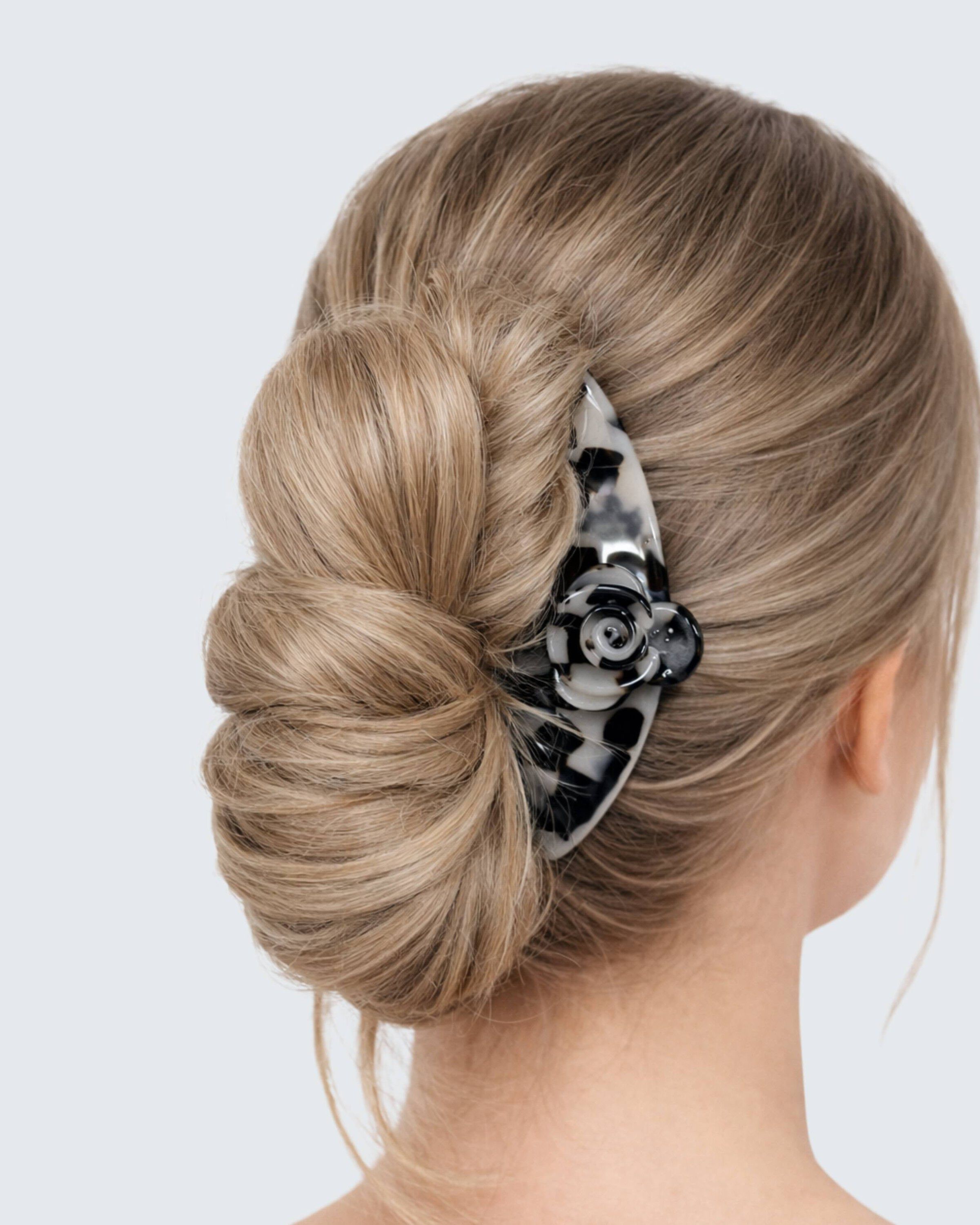 French Twist Hair Comb Clip, Tortoise Shell