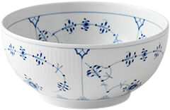 Blue Fluted Plain sk&aring;l 1,1 L /18 cm