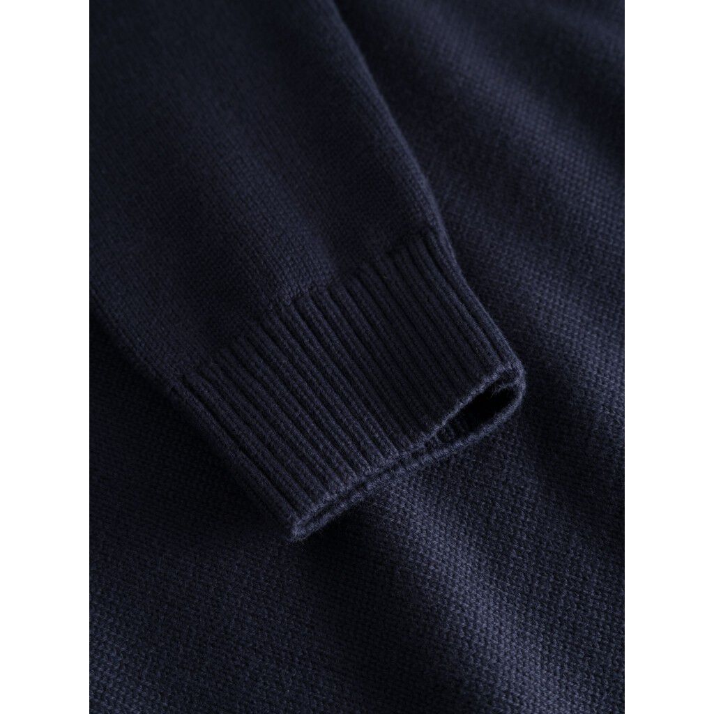 Plain knitted crew neck GOTS/Vegan