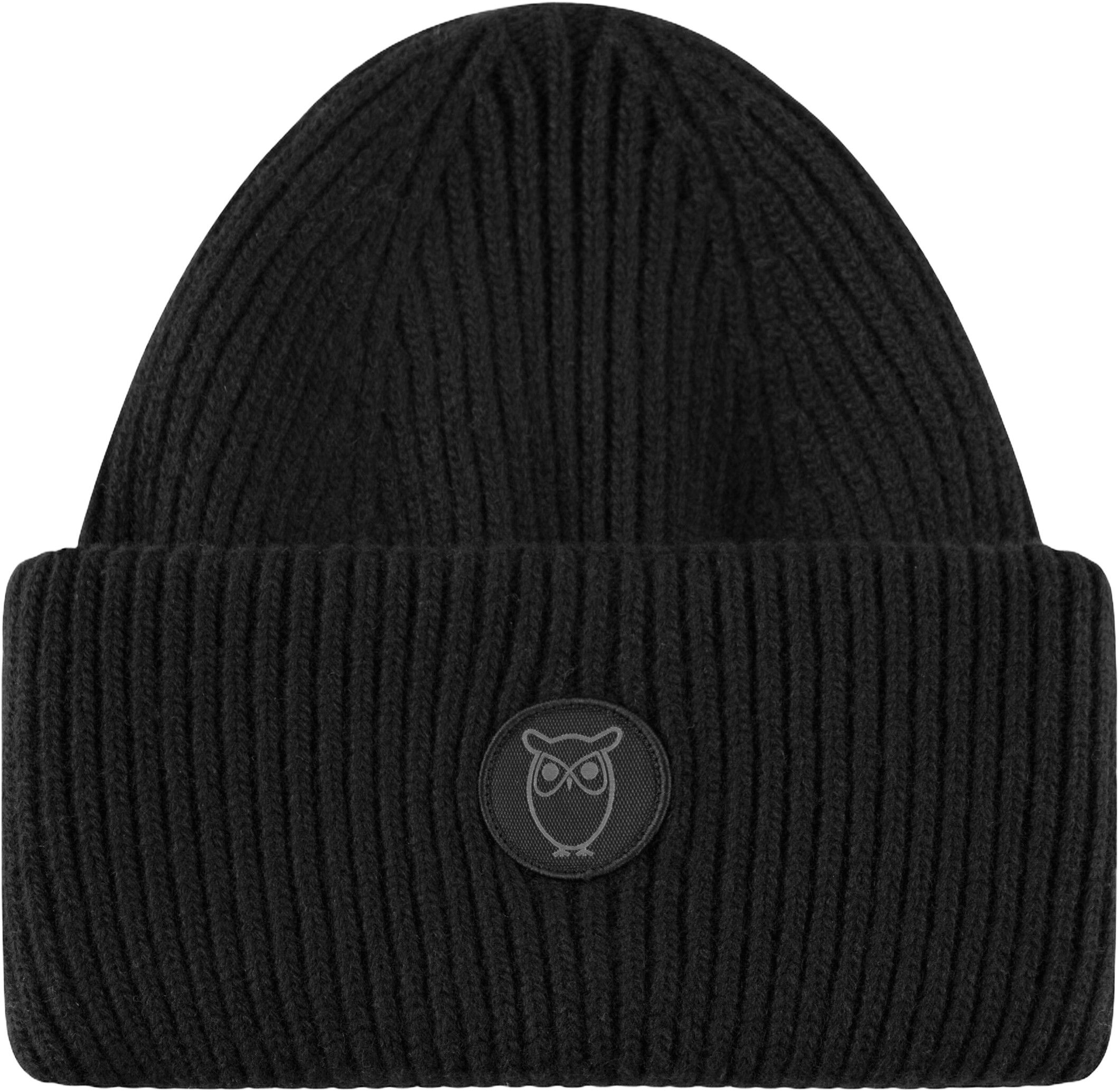 Wool badge beanie