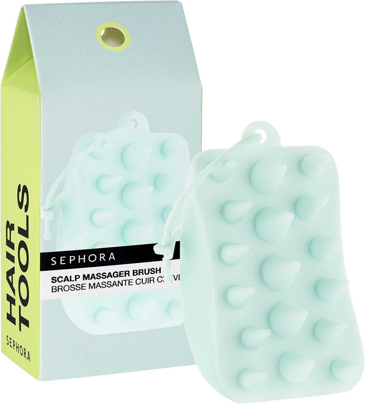 Brosse Massante Cuir Chevelu/Massageborste f&ouml;r h&aring;rbotten - Exfolierar,