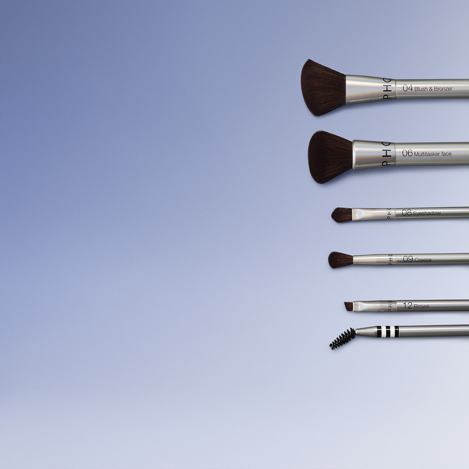 5-Piece Face & Eye Brush Set - Set med borstar