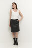 CUberta Leather Skirt