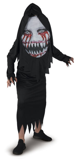 DEMONmKÆMPE HOVEDMASKE160160 CM. DRAGT-KÆMPE MASKE