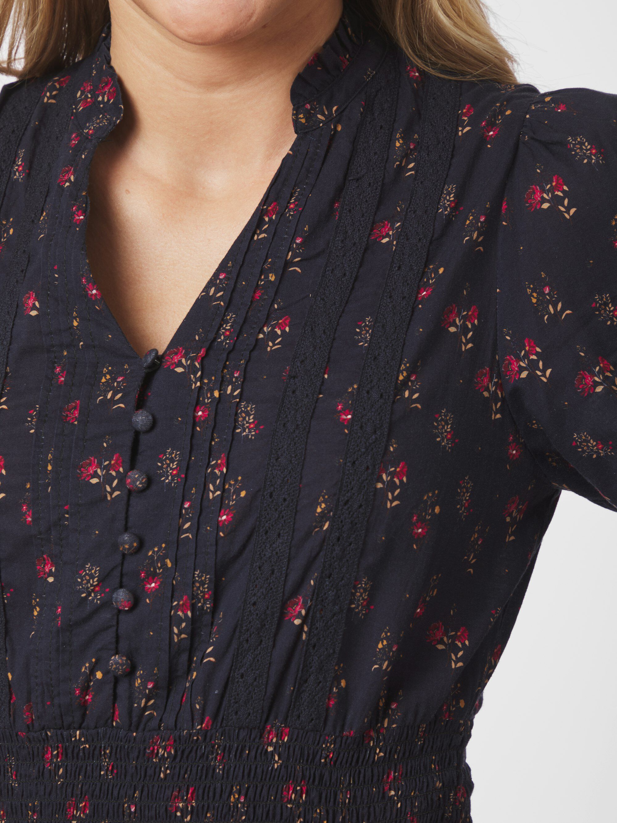 Cornell Fine Print Dress