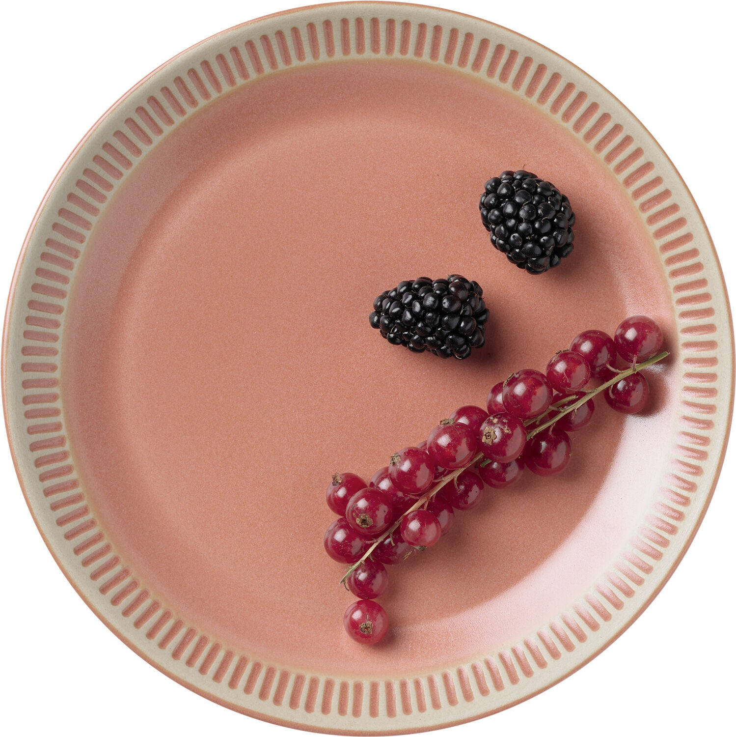 Colorit tallrik &Oslash; 19 cm coral