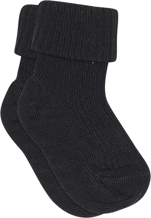 ANKLE WOOL RIB TURN DOWN