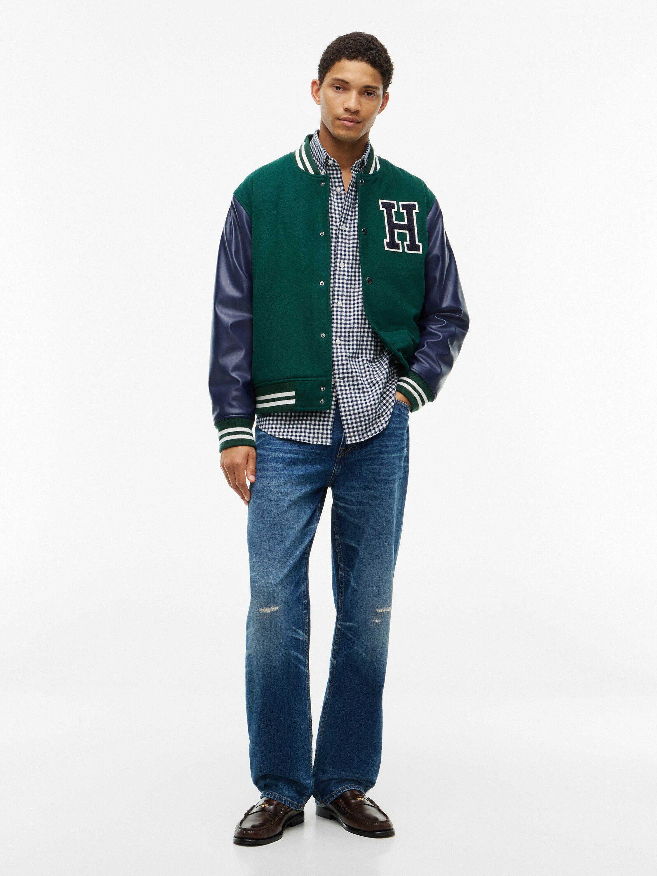 Regular Fit Gingham Dobby Flannel Shirt