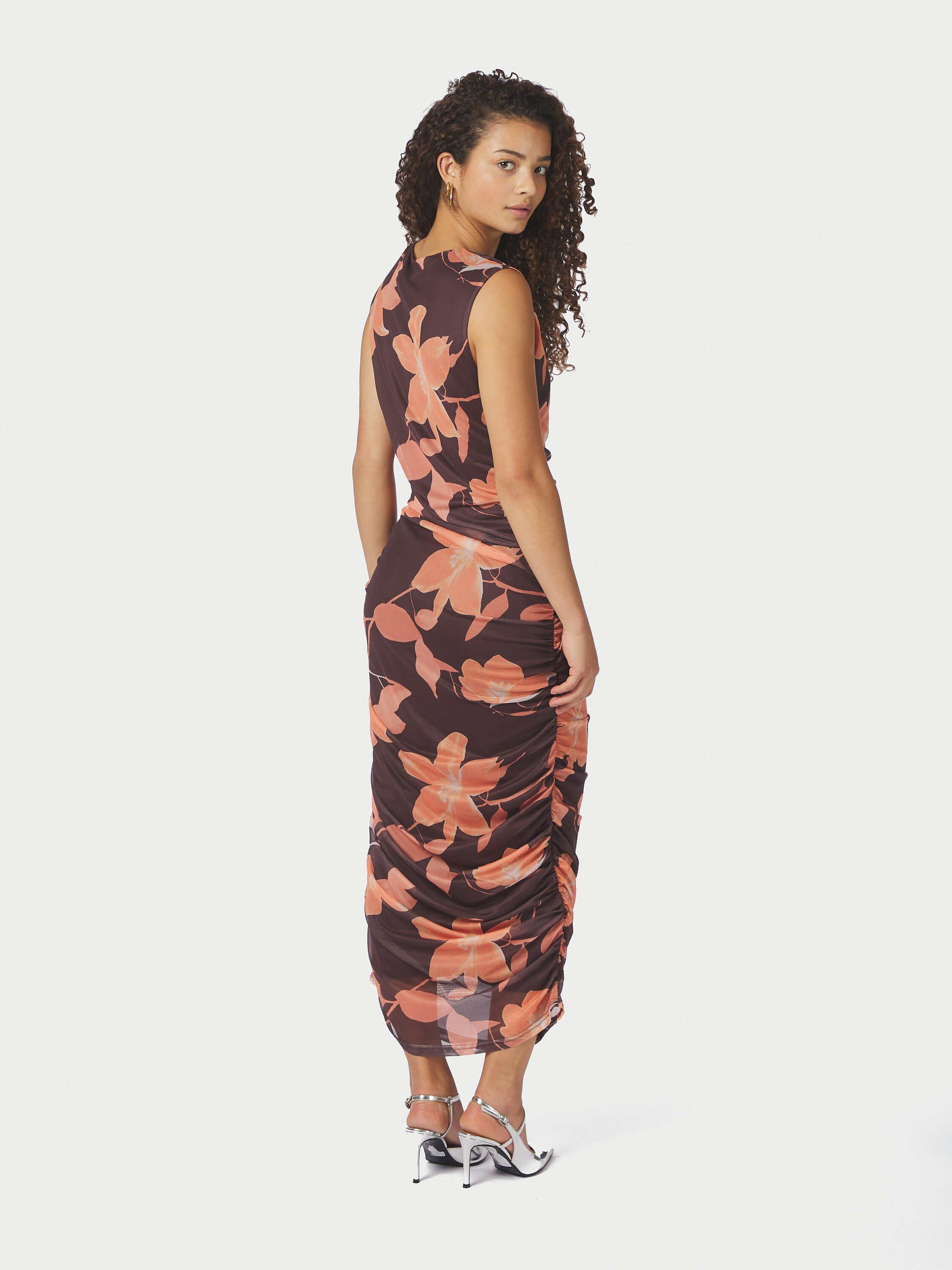 Corilina Flower Mesh Dress