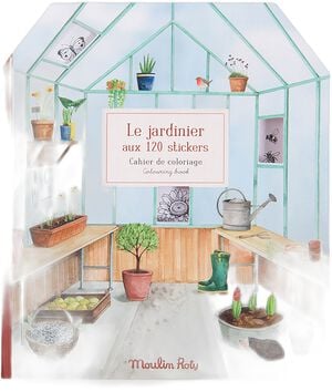 Moulin Roty - Klistermærkebog - Gartner