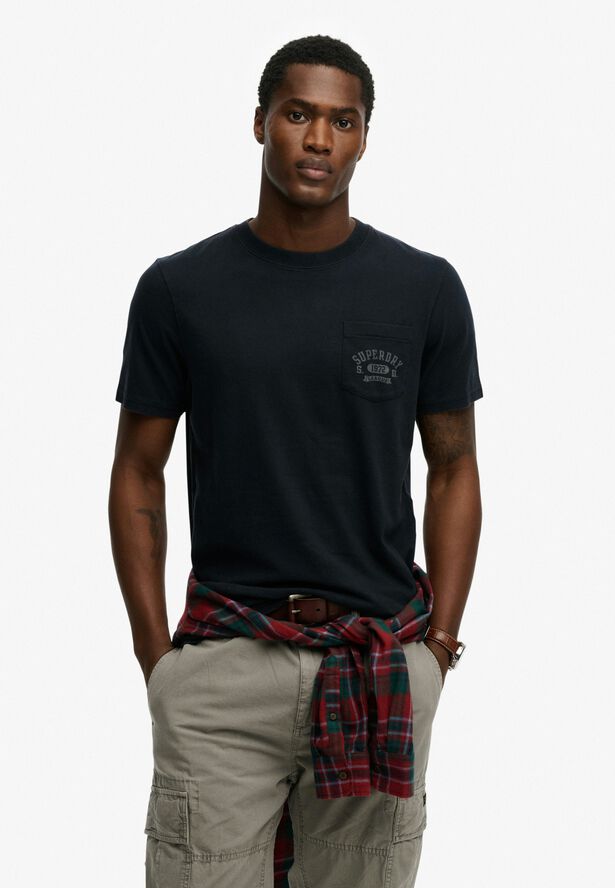 VINTAGE PREP RELAXED PCKET TEE