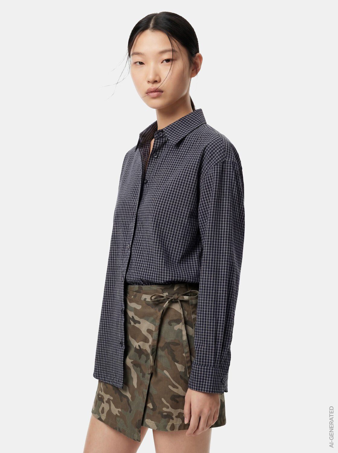 Pcmimmi Mw Wrap Skirt Dnm D2D