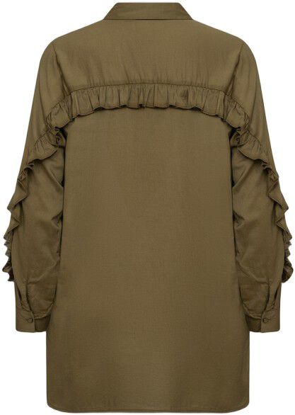 Curvy WA-NOMA 2 Skjorte M&oslash;rk sand